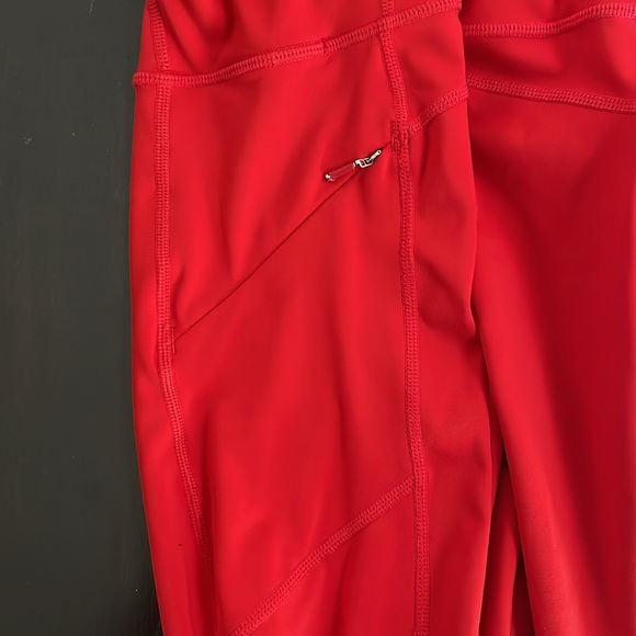 Athleta Rainer Leggings - Red, Small - Picture 7 of 11